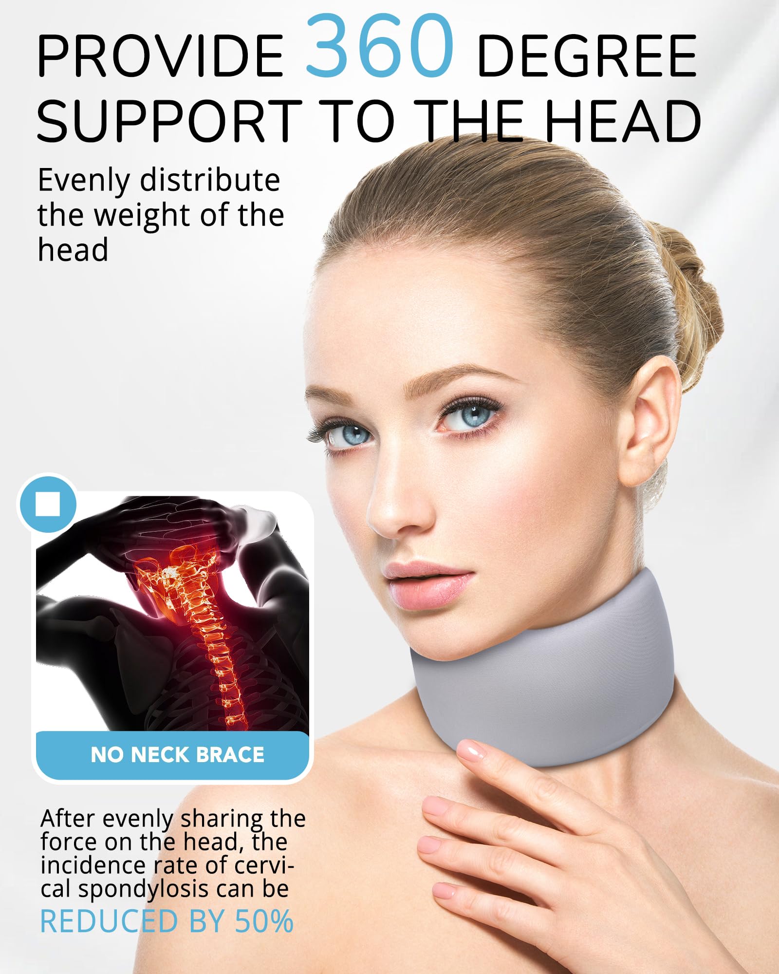 Artelse Ice Silk Neck Brace portable storage bag included