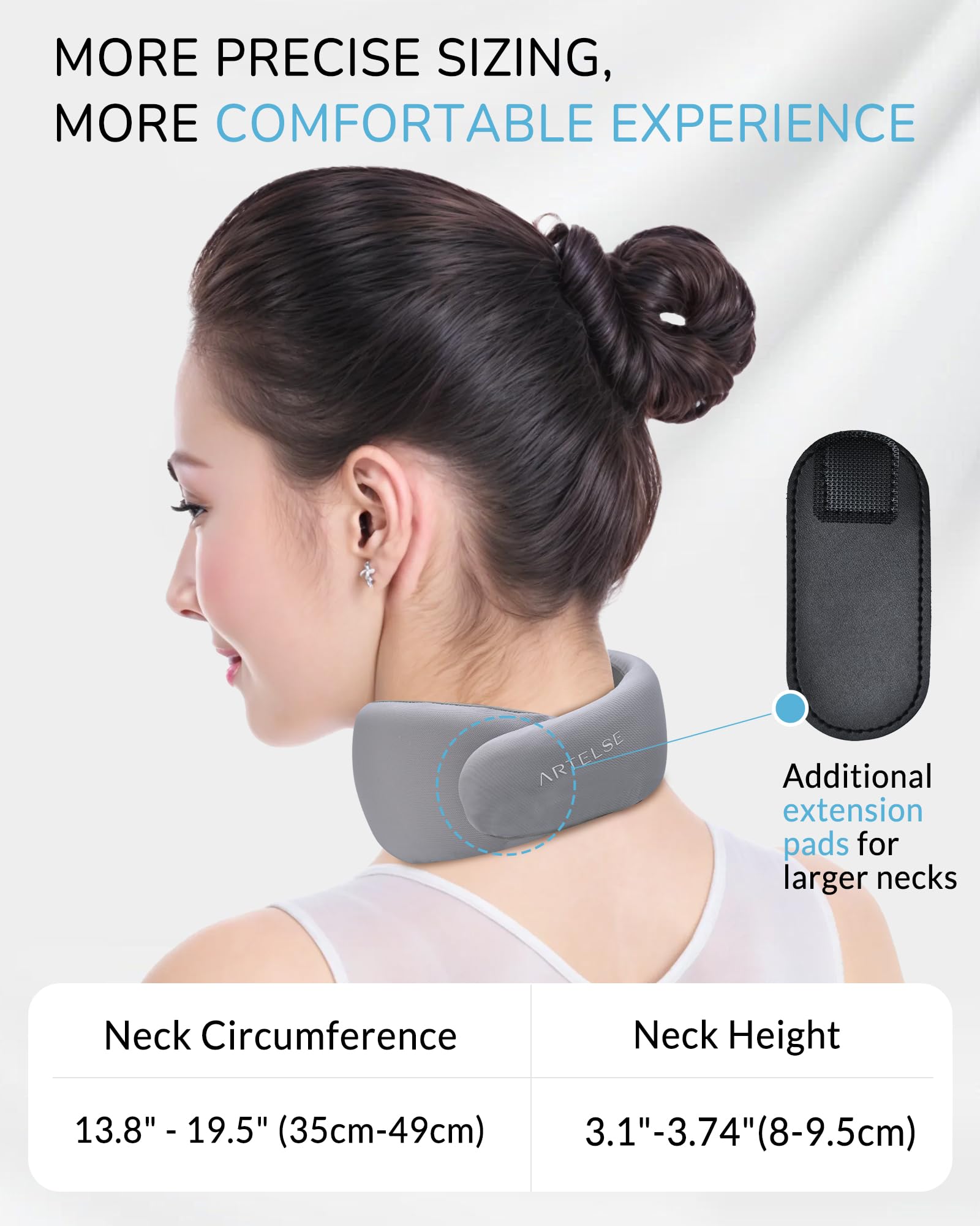 Artelse Ice Silk Neck Brace breathable cervical collar design