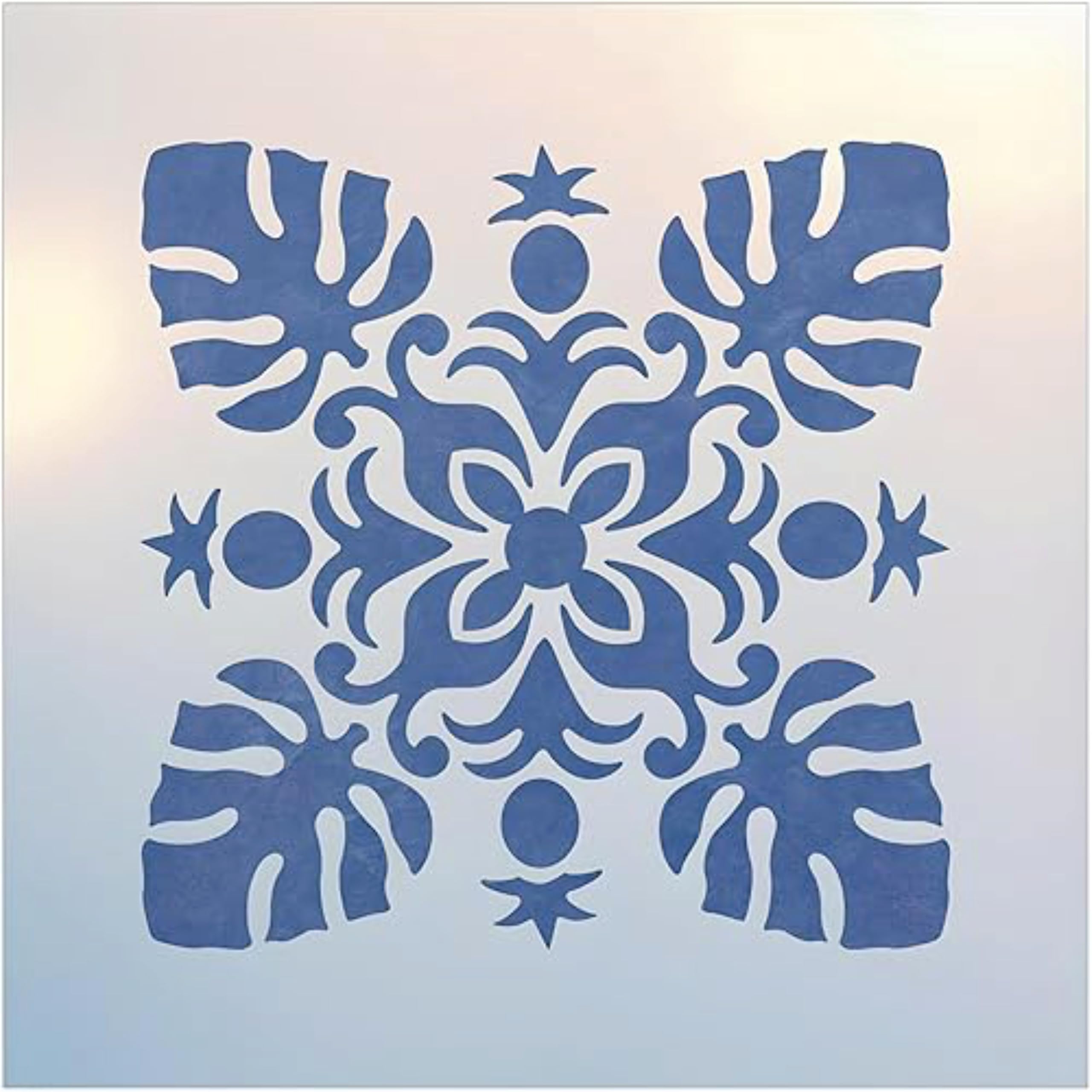 The Artful Stencil Hawaiian template artwork