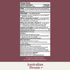 Arthritis pain relief cream in a 2 oz jar by Australian Dream