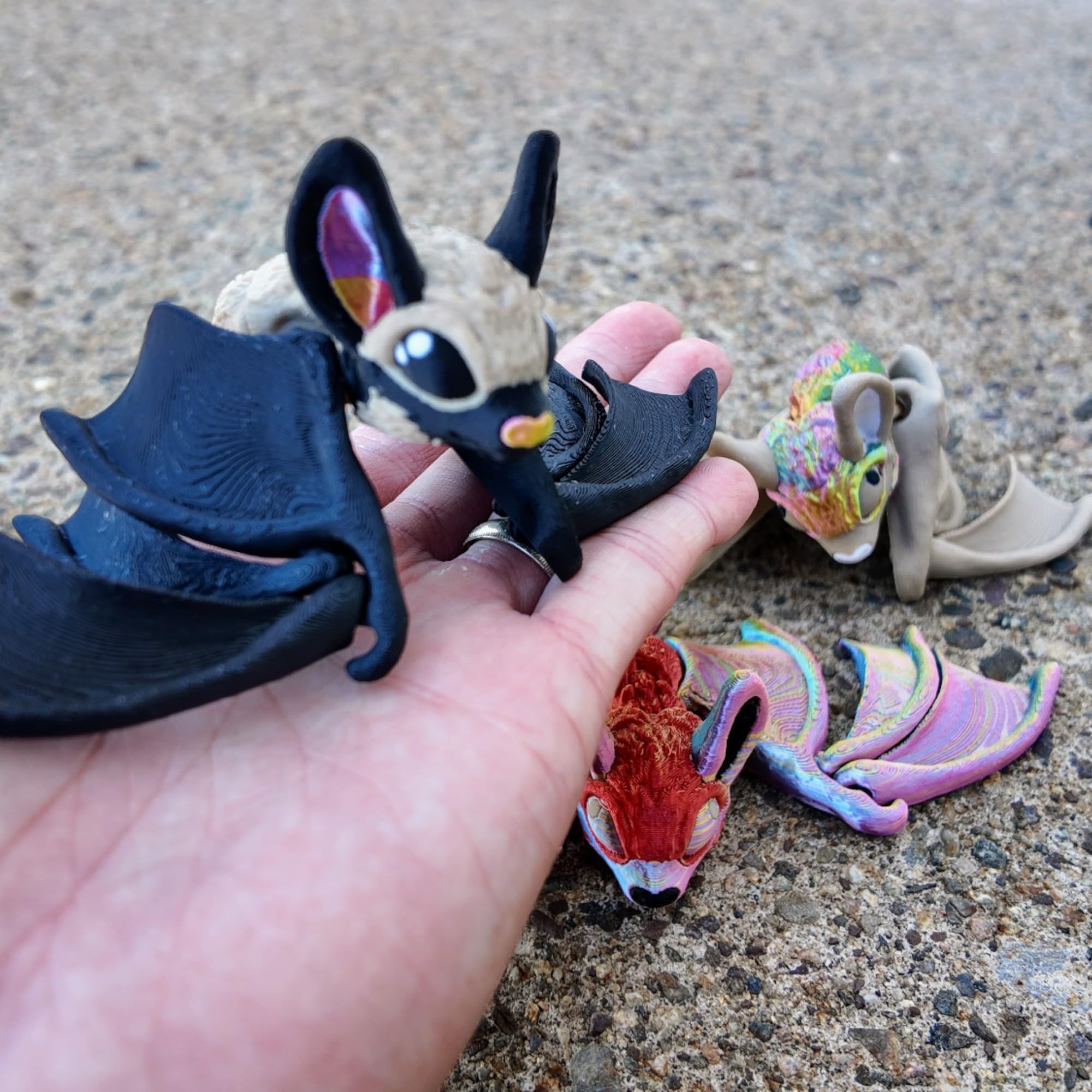 Bat fidget designed for ADHD and anxiety relief