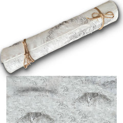 Artificial Birch Bark 3D texture panel in silicone material