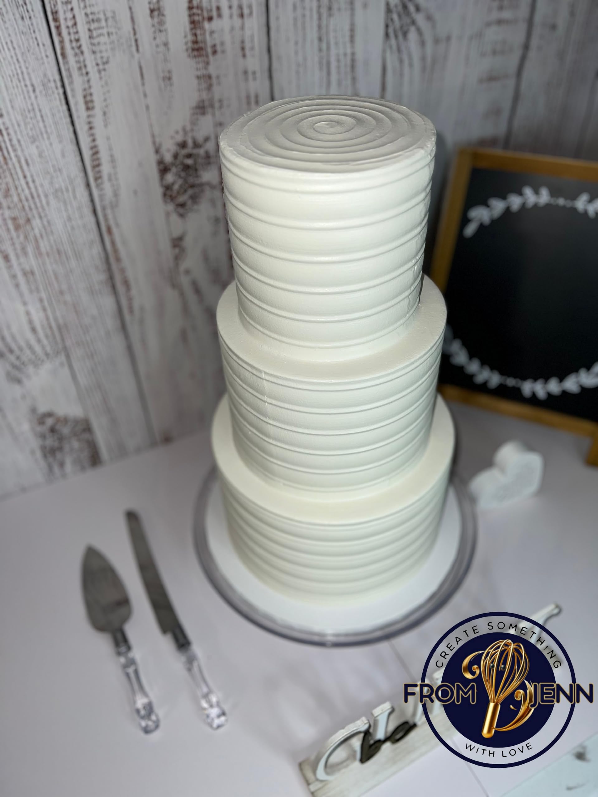 FromJennWithLove foam cake dummy 3 tier