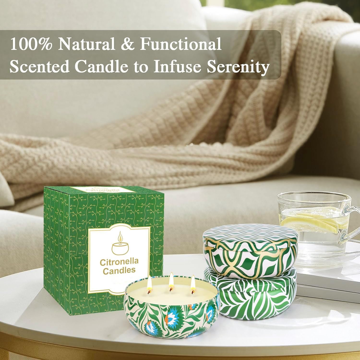 Artisan lid citronella tins image