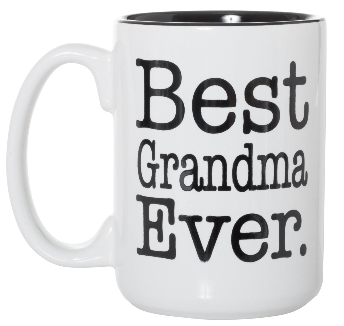 Artisan Owl Best Grandma Ever coffee mug 15oz with black inlay