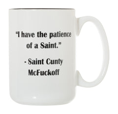Funny sarcastic mug with bold quote for coworkers