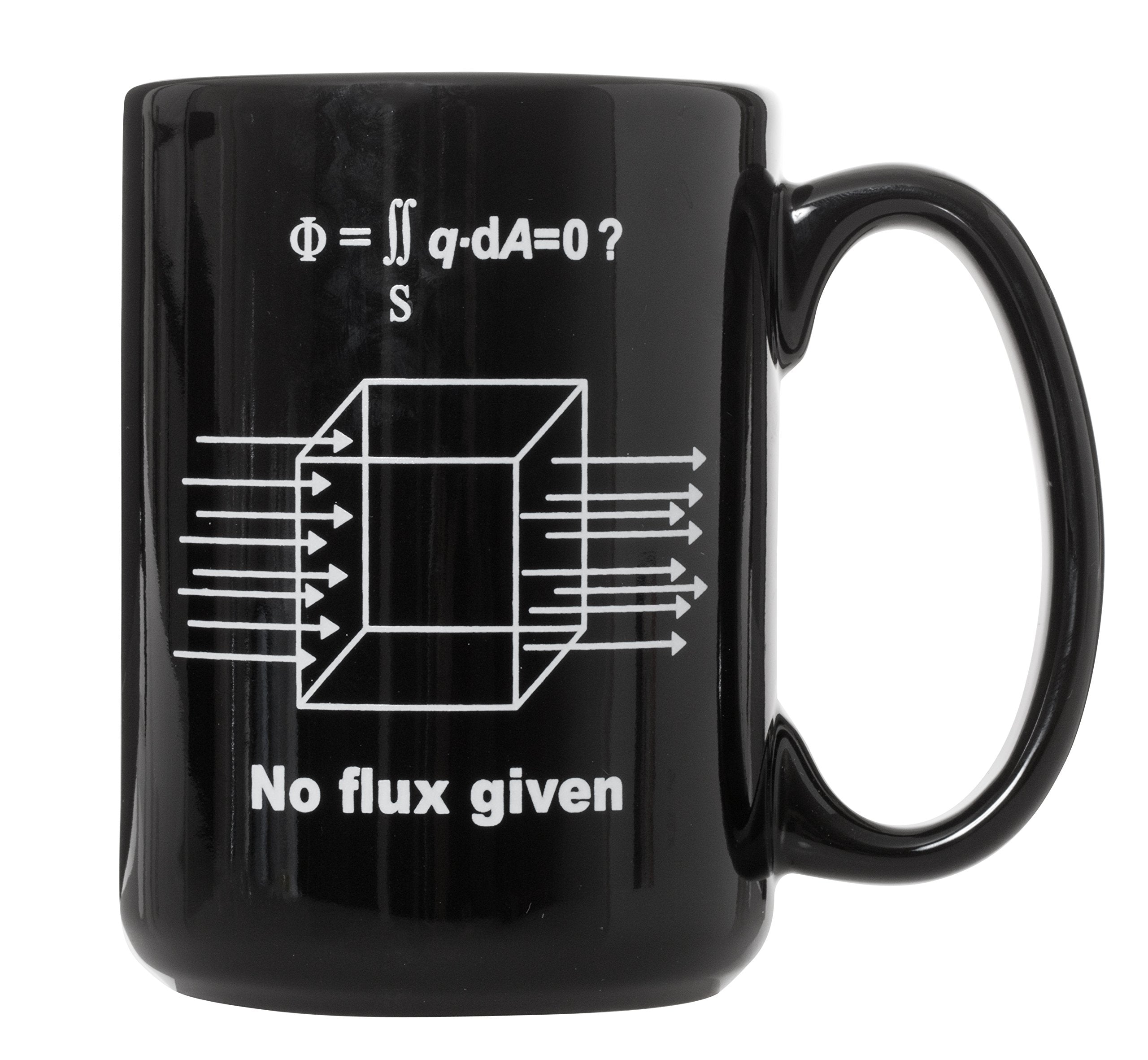 Artisan Owl No Flux Given mug in black 15oz