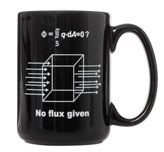 Artisan Owl No Flux Given mug in black 15oz