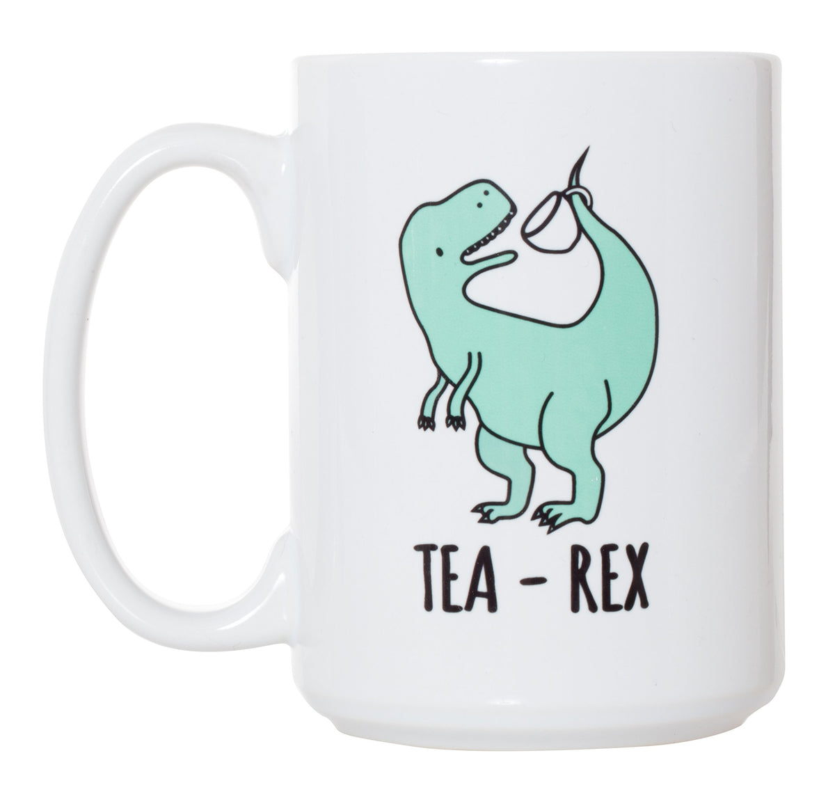 Artisan Owl Tea Rex Tyrannosaurus Rex Mug 15 oz ceramic