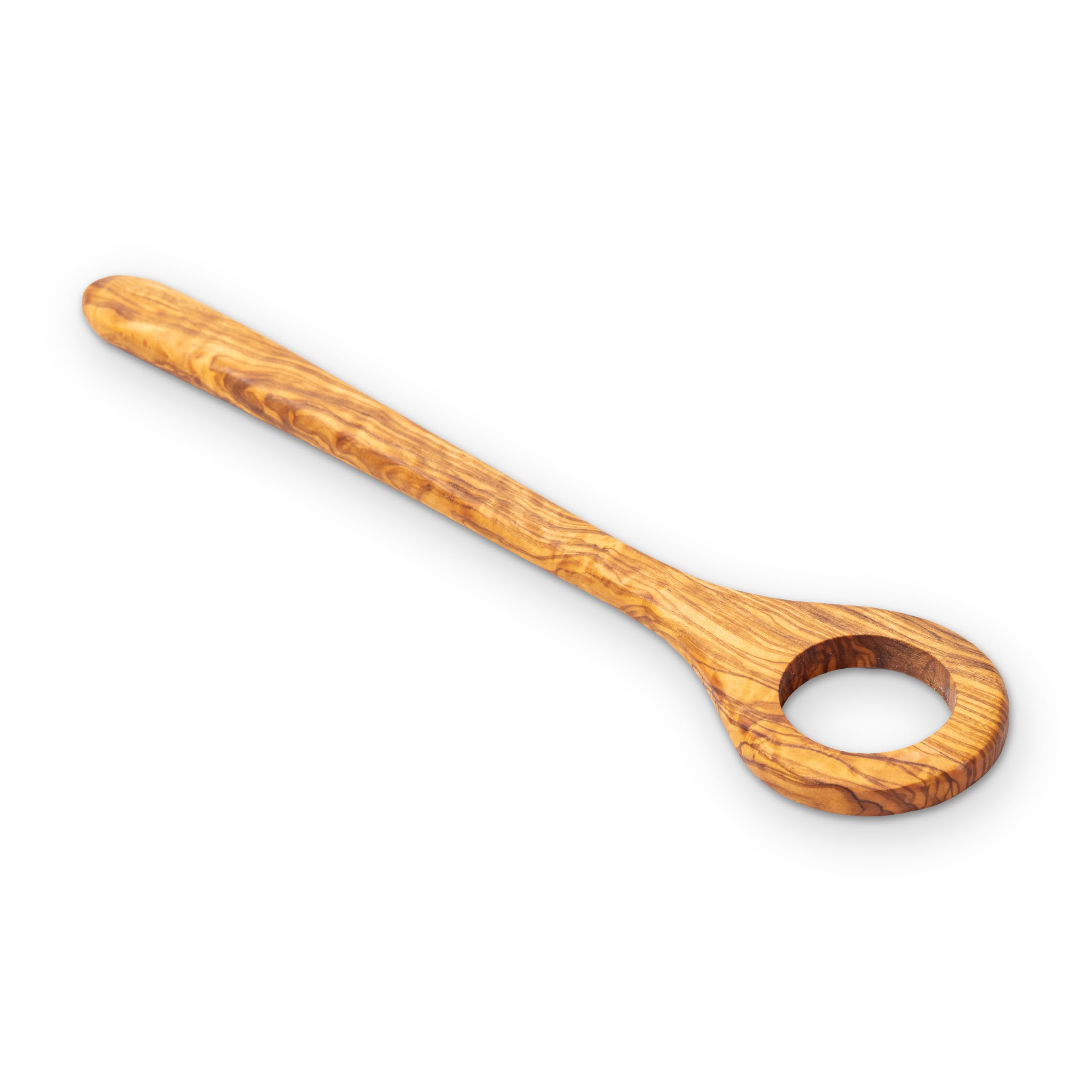 Thick batter whisk olivewood durable handle