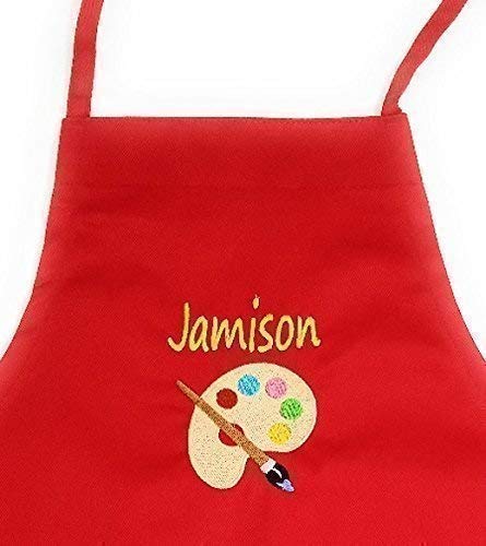 Artist Design Kids Apron embroidery name feature