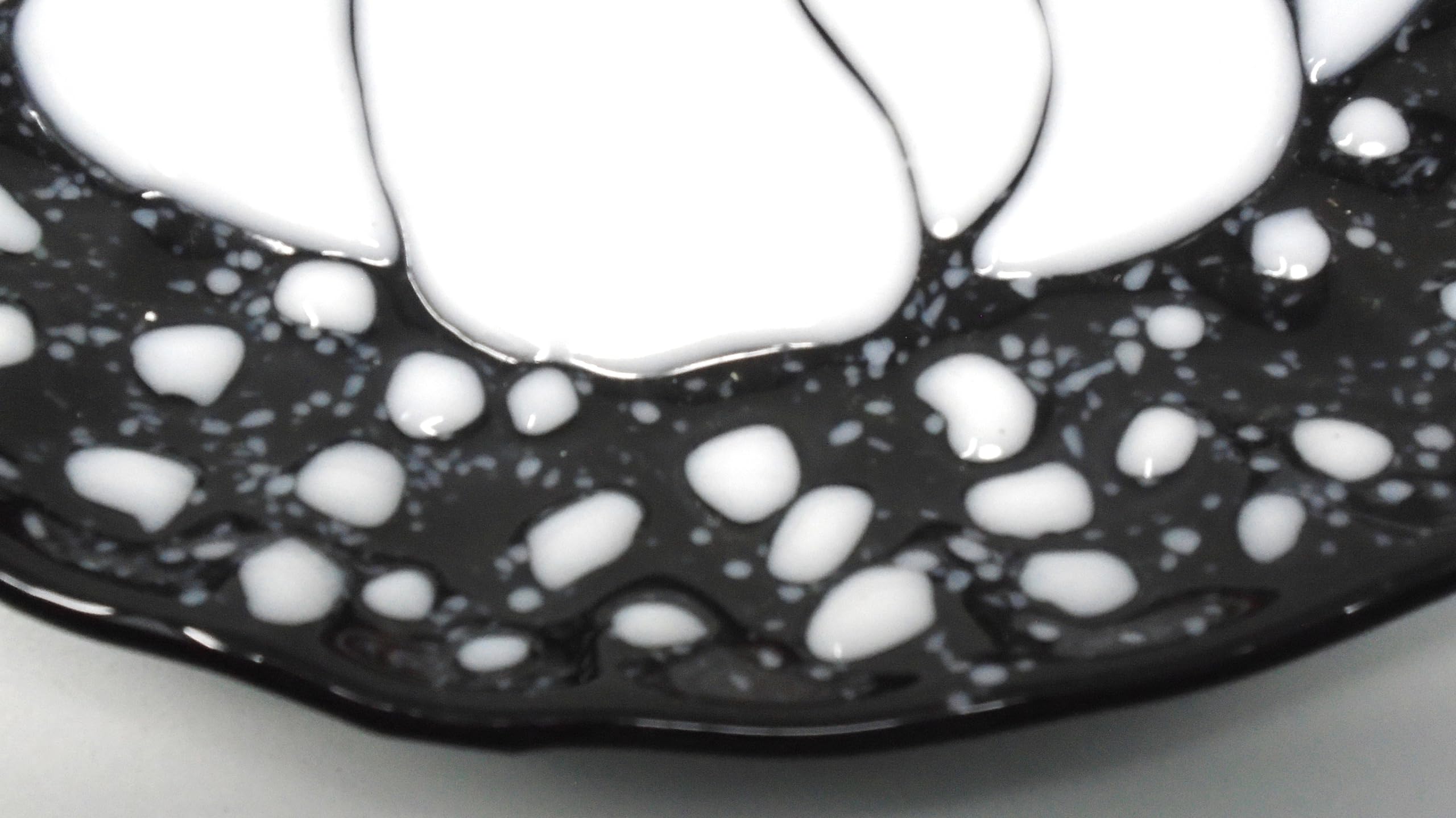 Hand washing recommended for glass plate