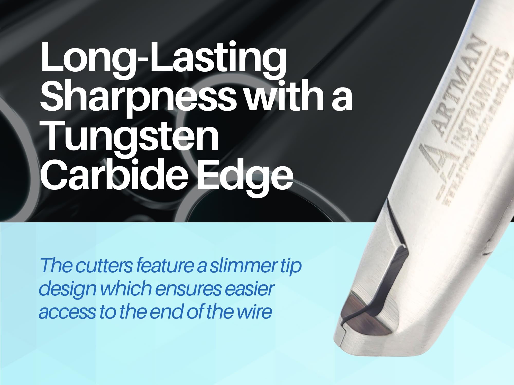 Orthodontic distal end cutter by ARTMAN INSTRUMENTS