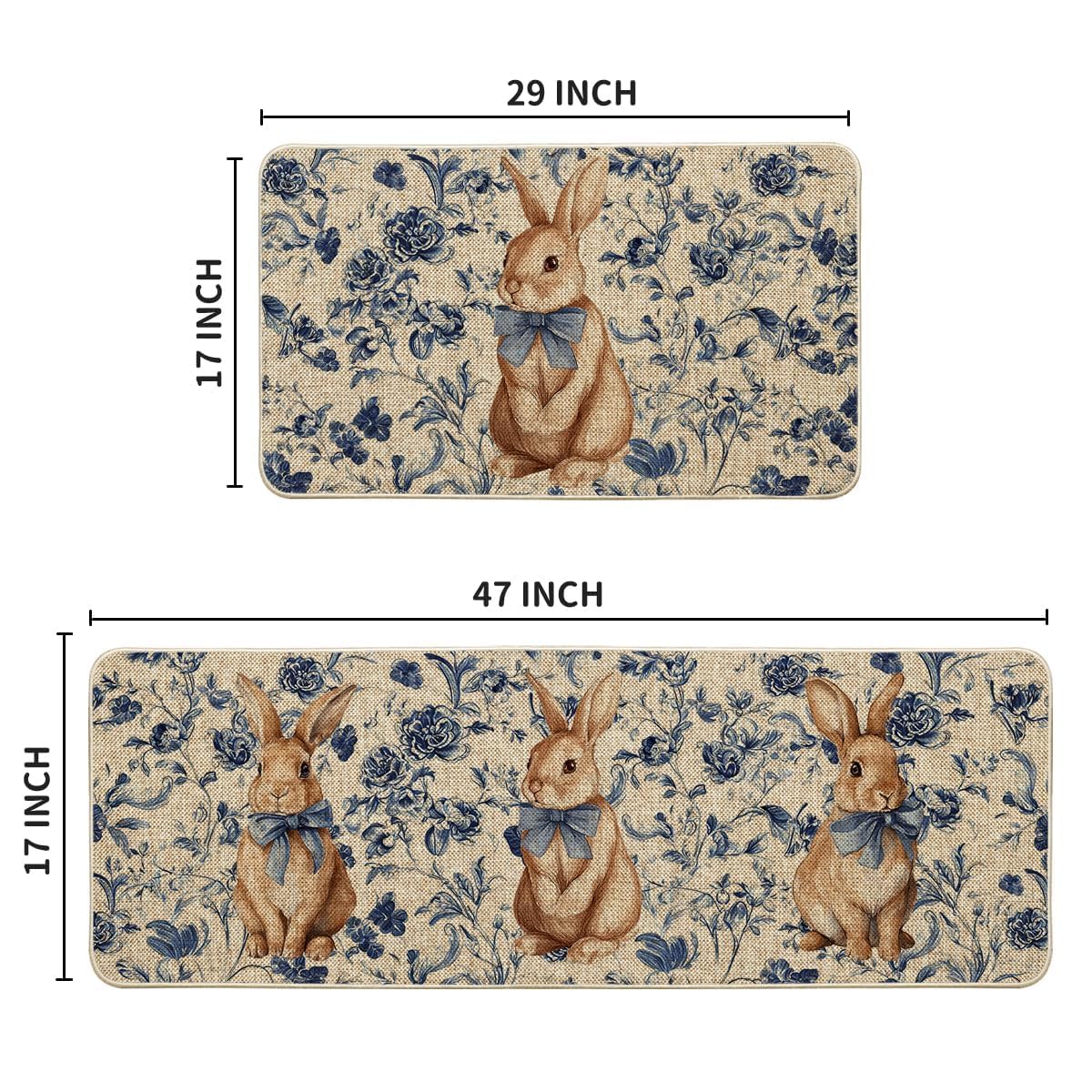 Non-slip backing detail on Artoid Mode kitchen mat
