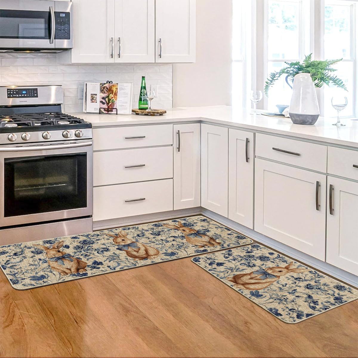 Printed unique pattern on Artoid Mode Rabbit Bunny mats