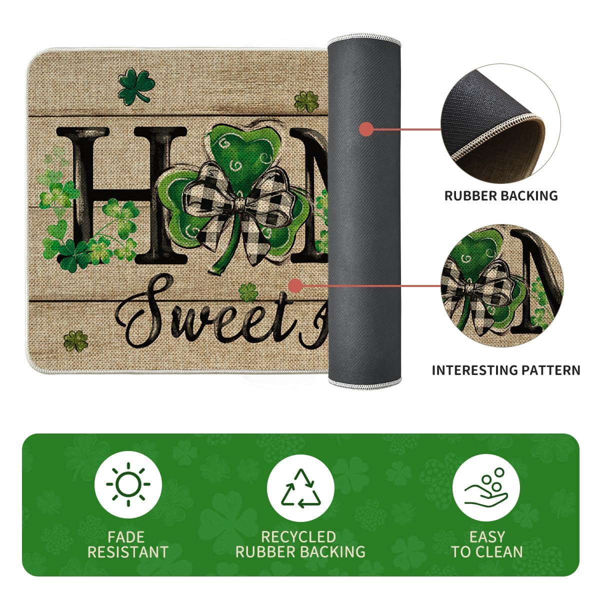 Sweet Home entryway mat design by Artoid Mode