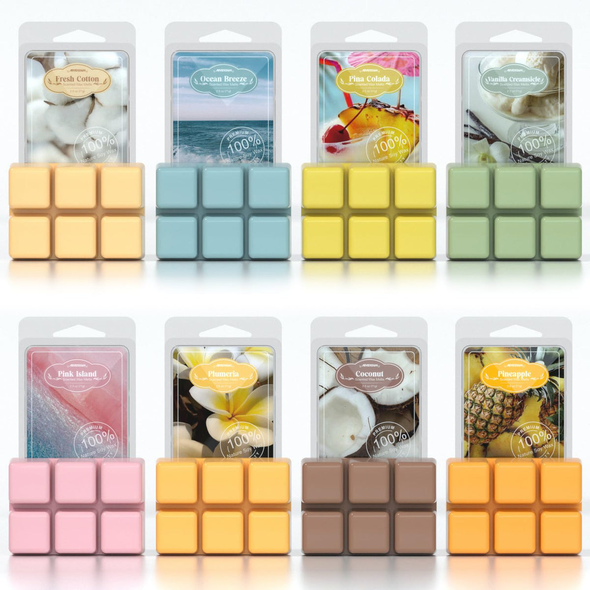 ARVIDSSON Fresh Cotton scented wax melts cubes in tray