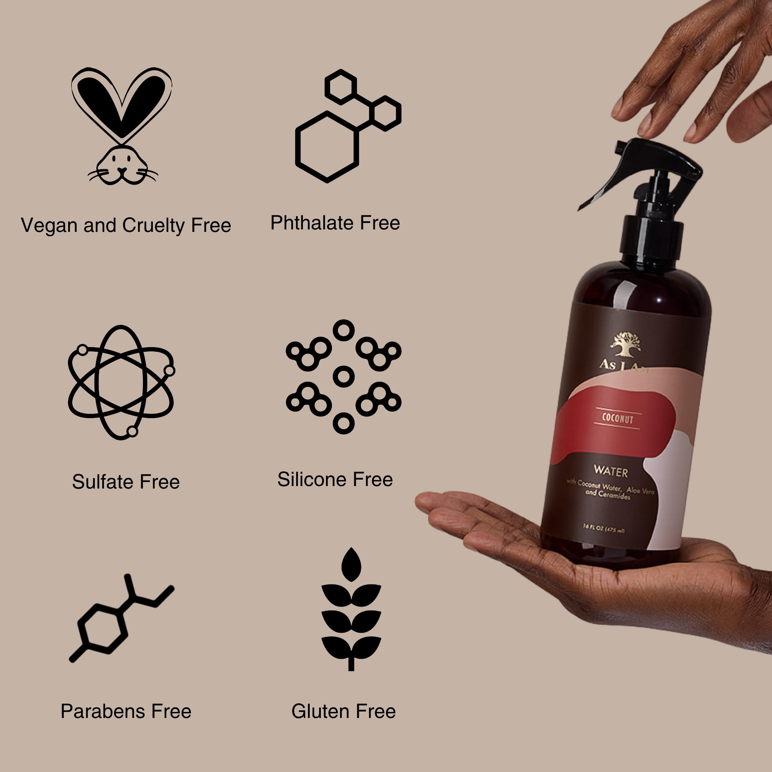 Hair hydration and scalp wellness concept with coconut water