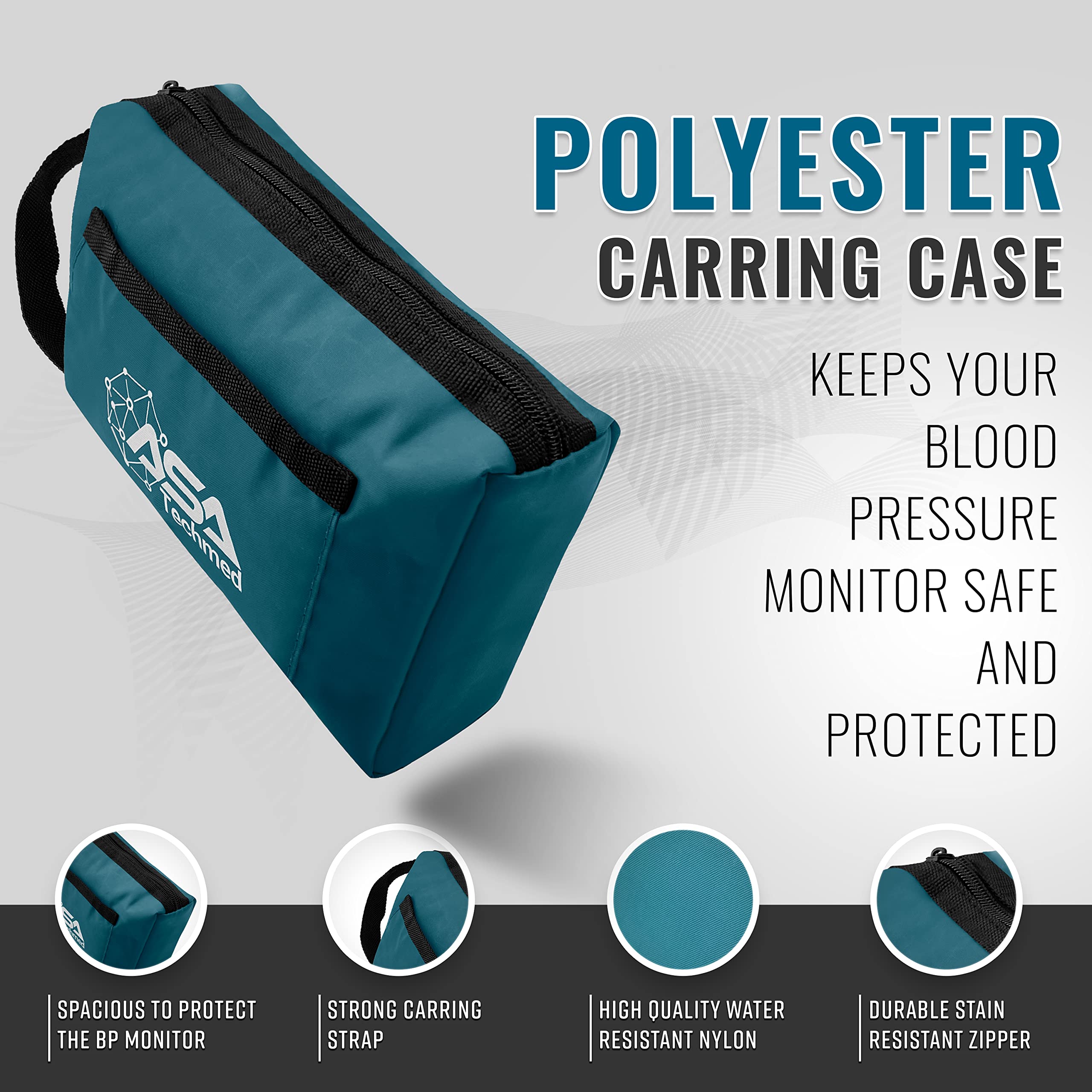 Durable water-resistant carrying case