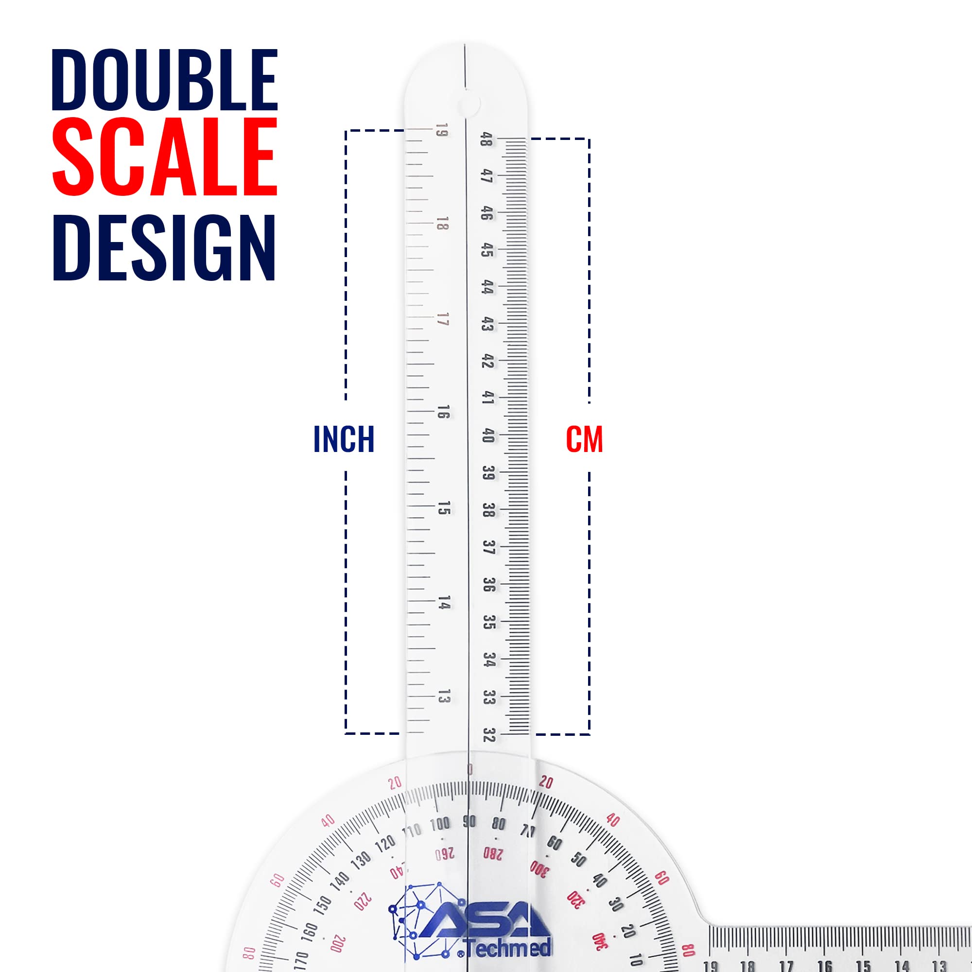 6 inch goniometer included in set