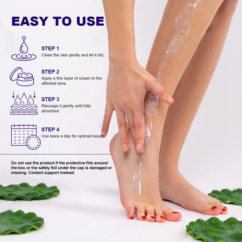 Cream texture absorbs easily for smooth-looking skin