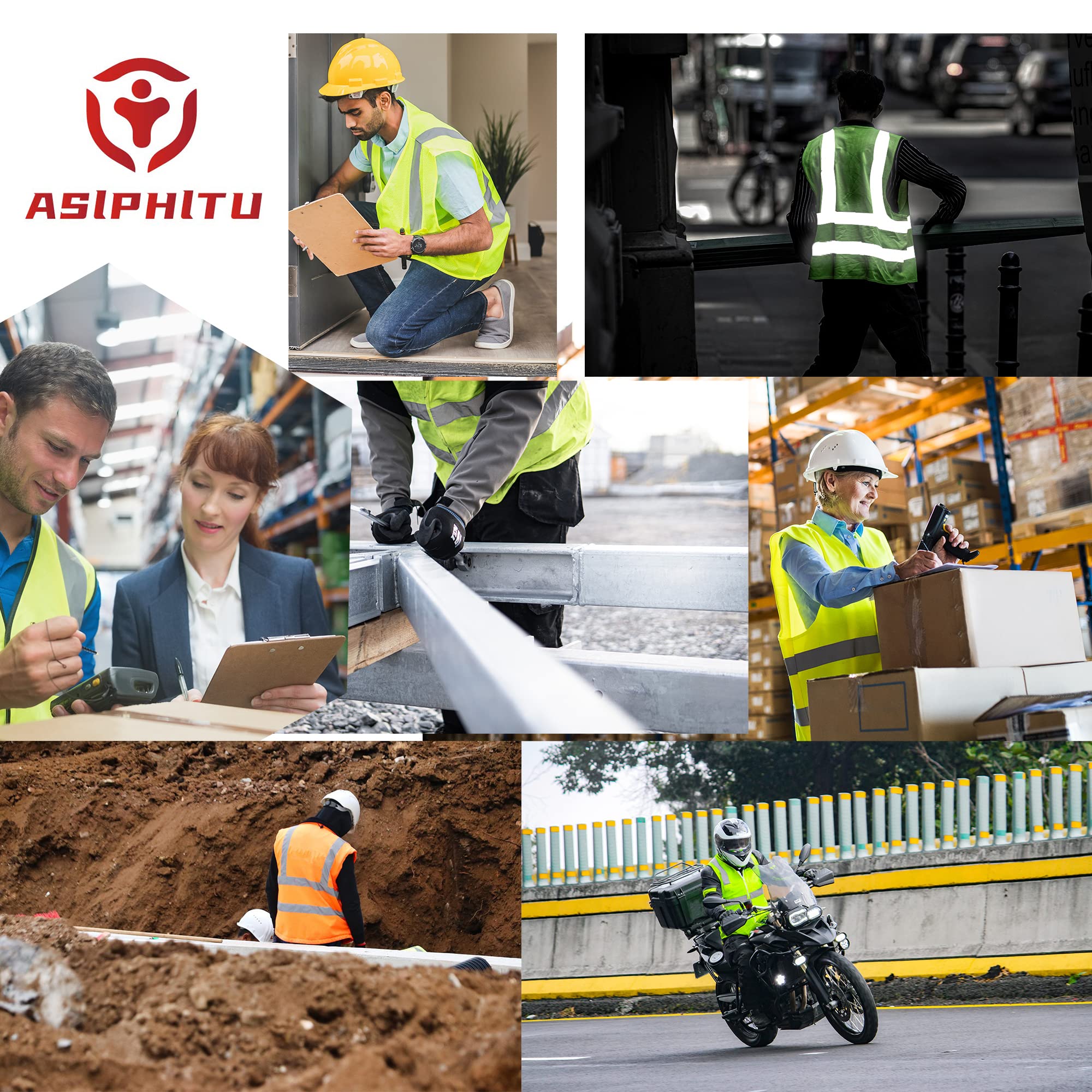 ASIPHITU safety vest for construction and workers