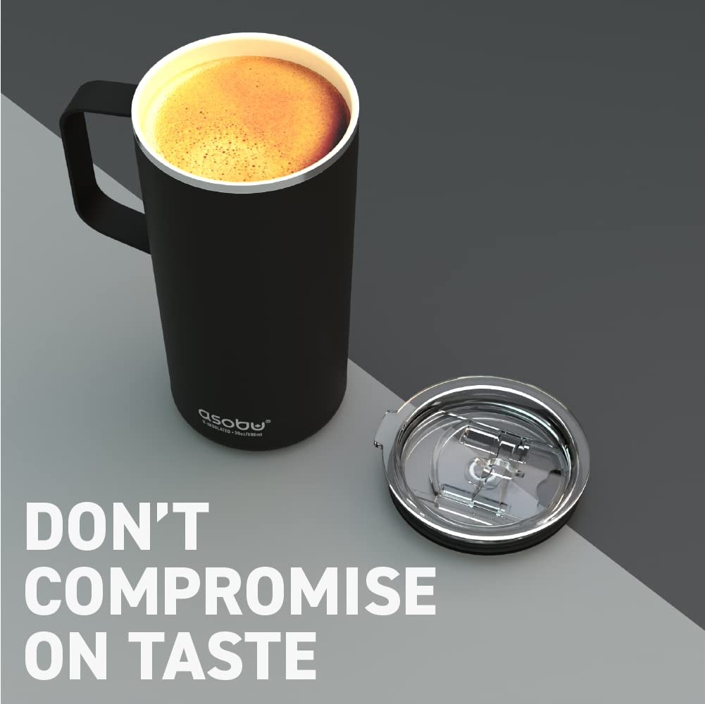 asobu Tower Mug insulated stainless exterior