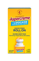 Aspercreme Lidocaine Pain Relief Liquid 2.5 oz bottle