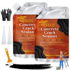 Two-pack asphalt crack filler with 500 g packs