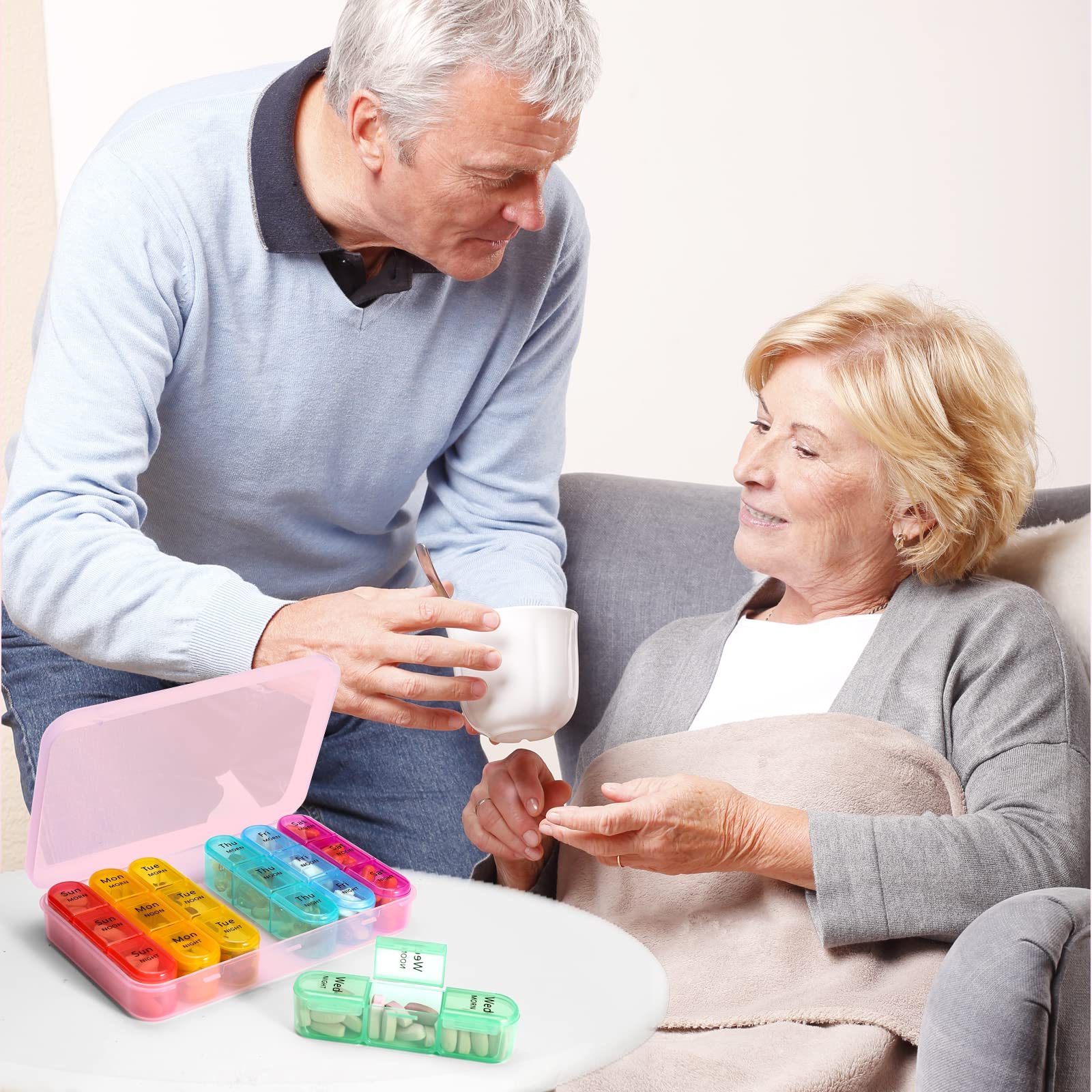 BPA free premium plastic pill box by ASprink for safe use