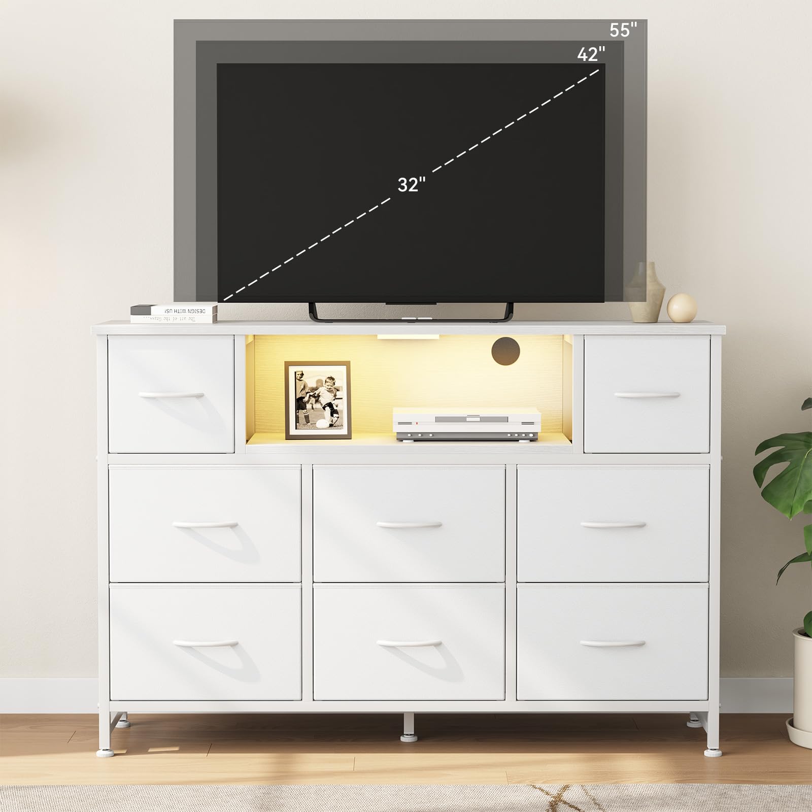 Assembly tools and guided instructions included with dresser