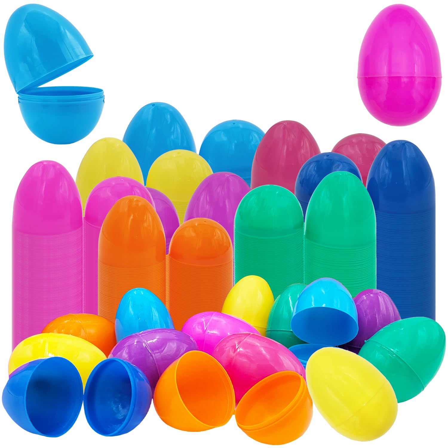 Assorted bright colors Easter eggs for party favors