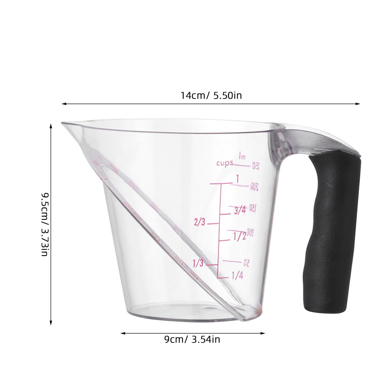 Milk tea scale cup plastic measuring container