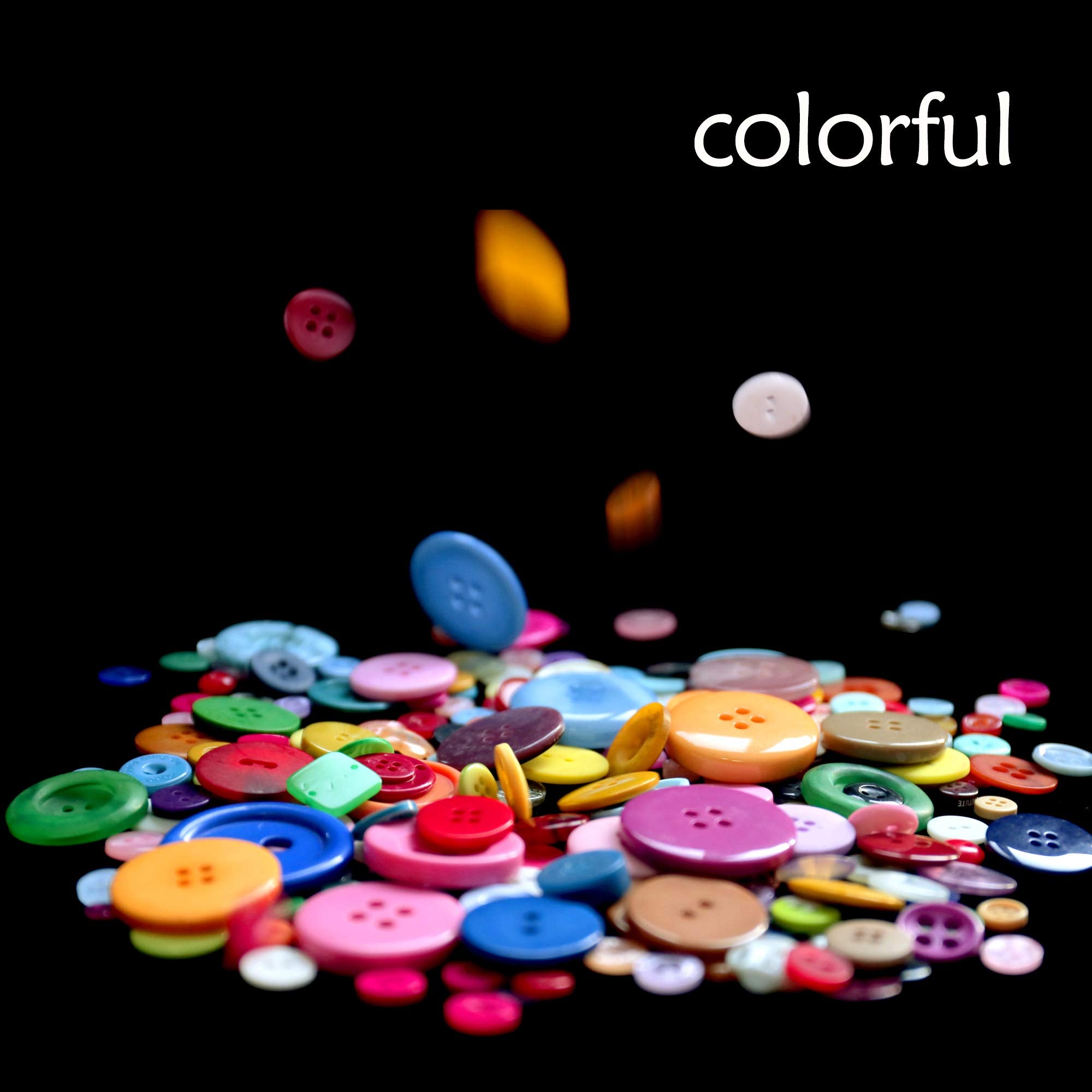 Waterproof durable resin buttons for crafts