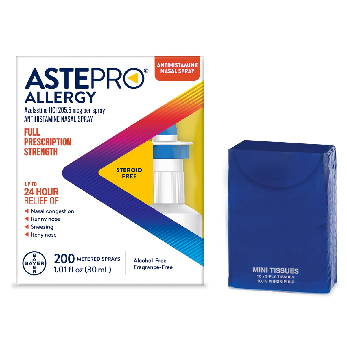 Astepro Nasal Spray bottle for allergy relief