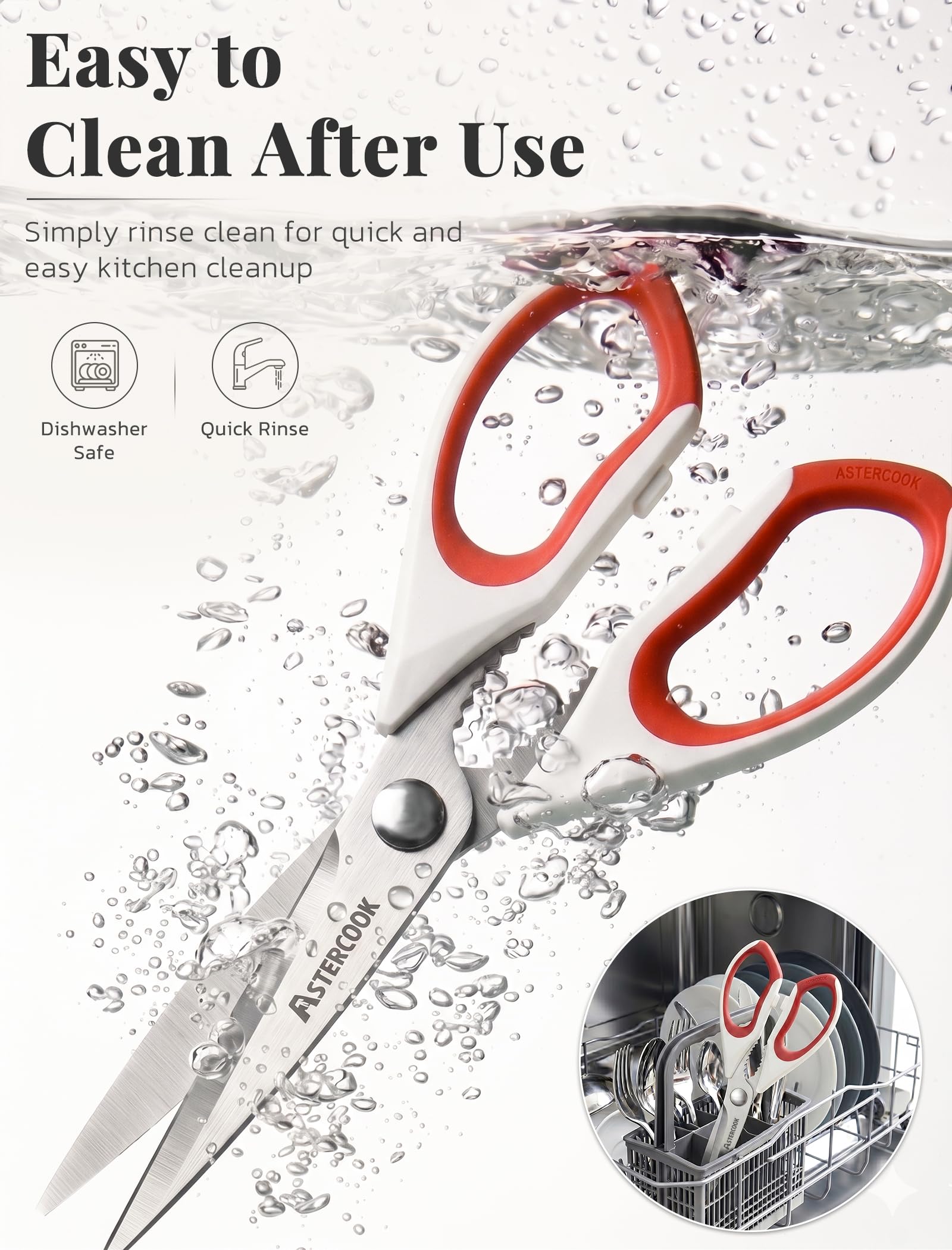 Packaging opening with Astercook Kitchen Scissors