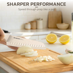 Astercook santoku knife 7 inch from 15-piece set