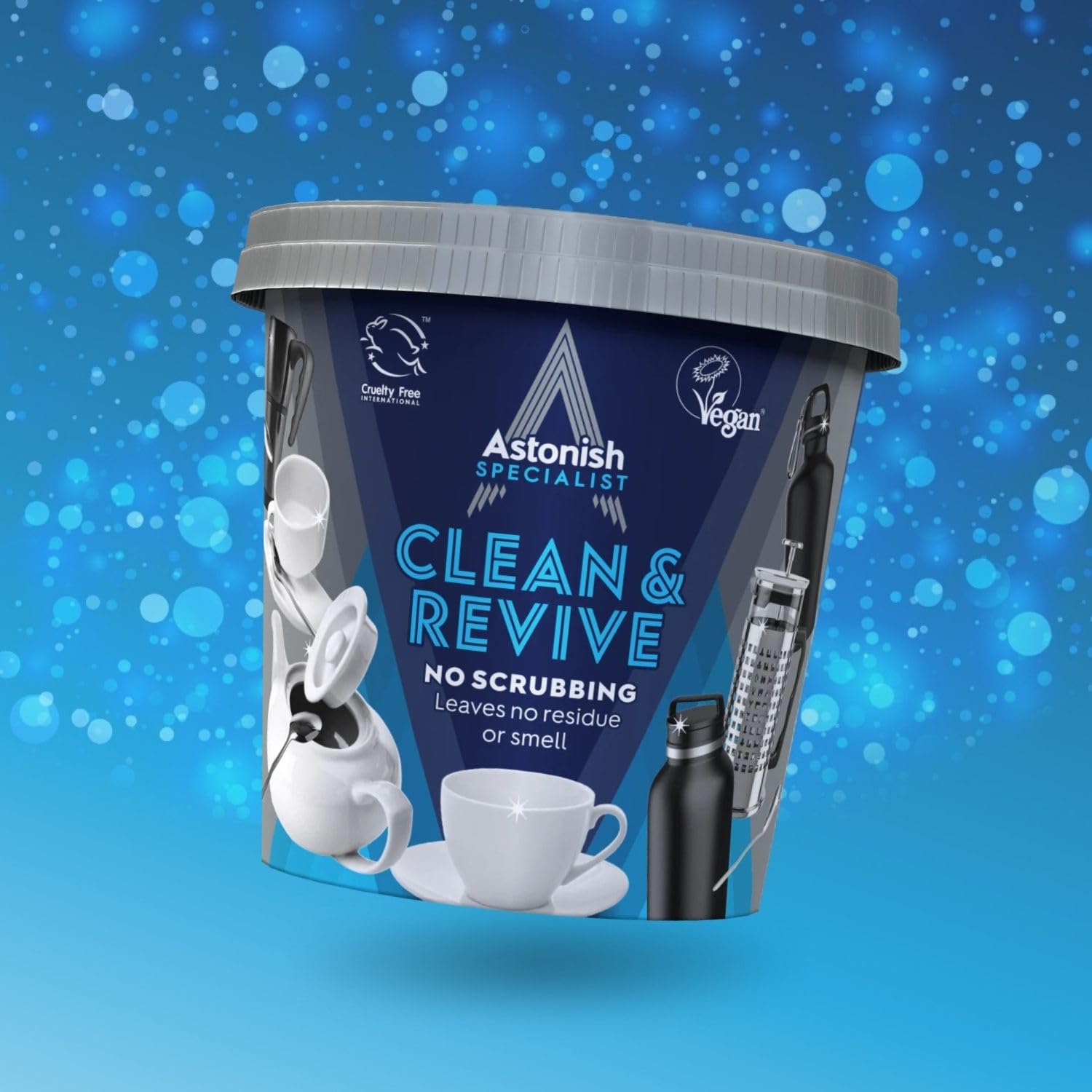 Astonish Descaling Powder container for kettles