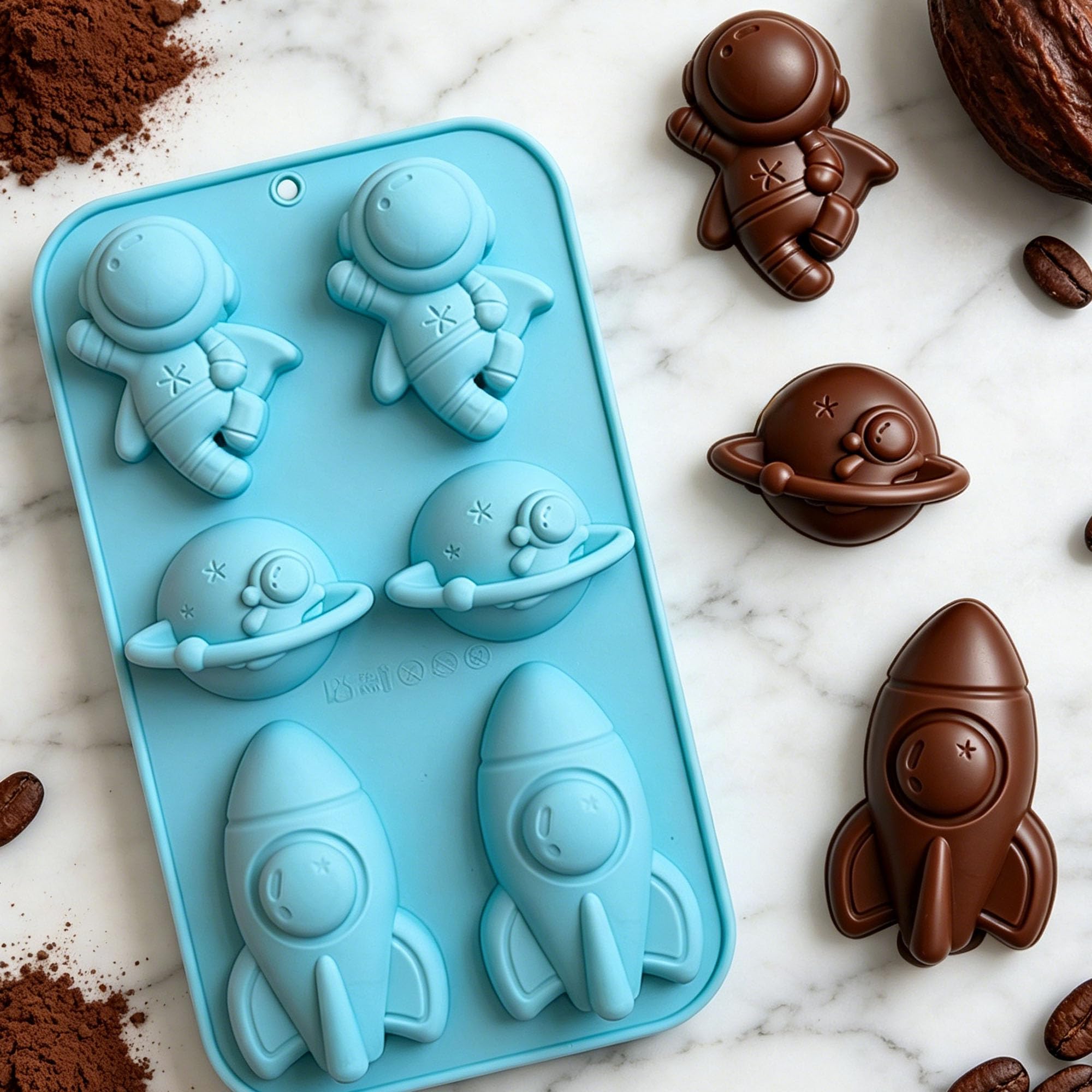 Astronaut fondant mold for cake decorating