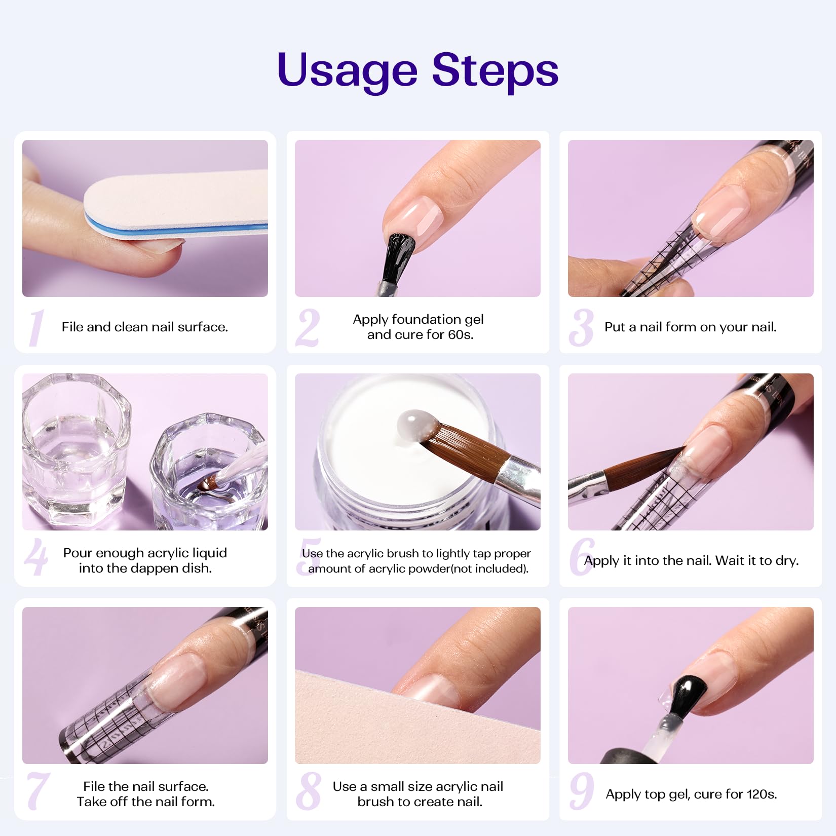 1V1 customer service for acrylic liquid users