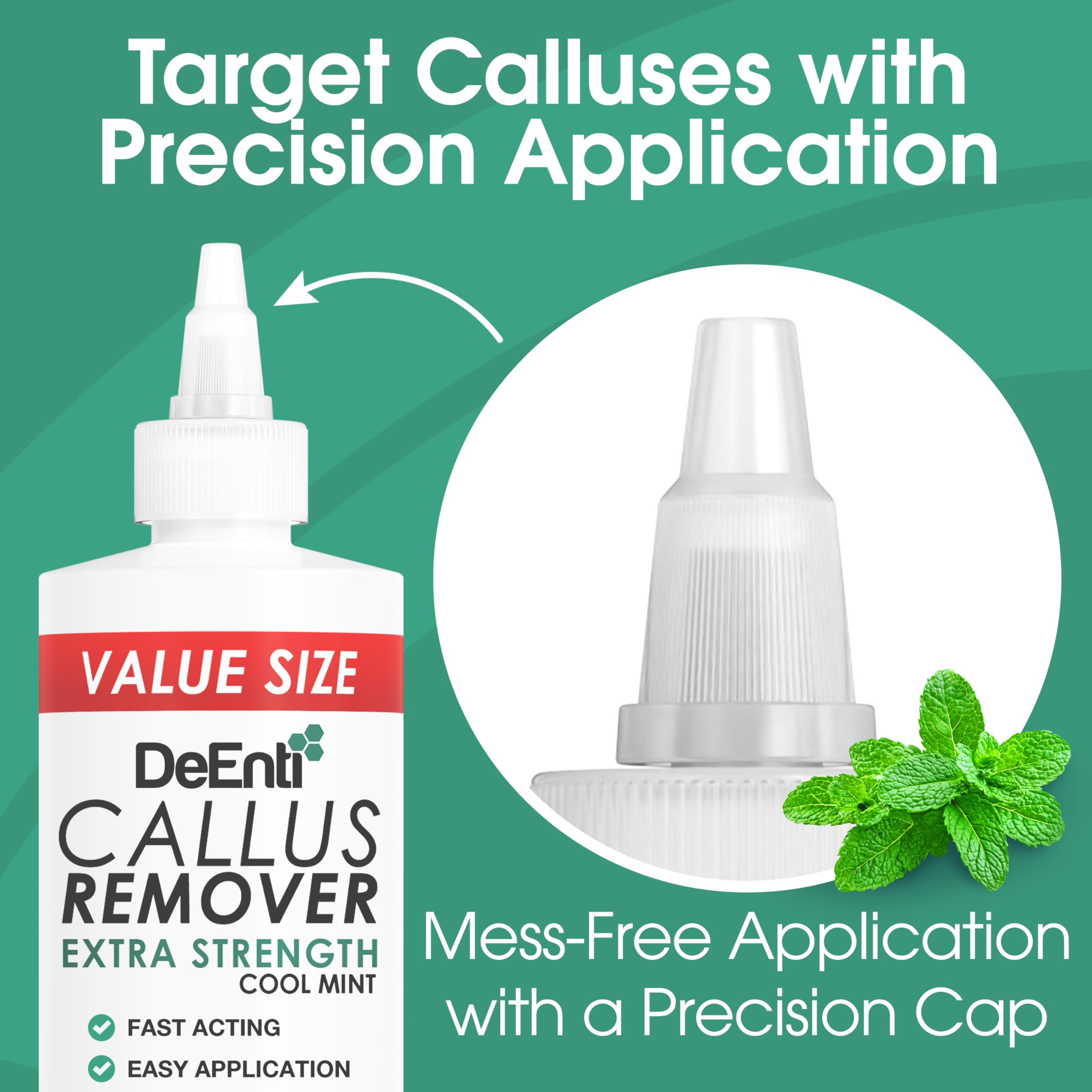 Professional salon grade callus remover gel by DeEnti USA made