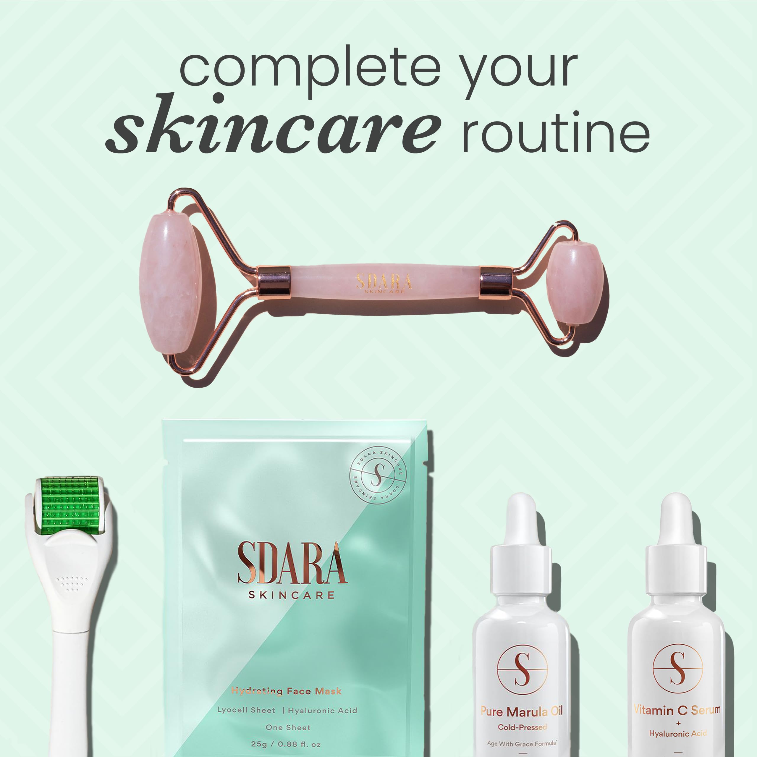 At home skincare tool for face and beard Sdara Skincare