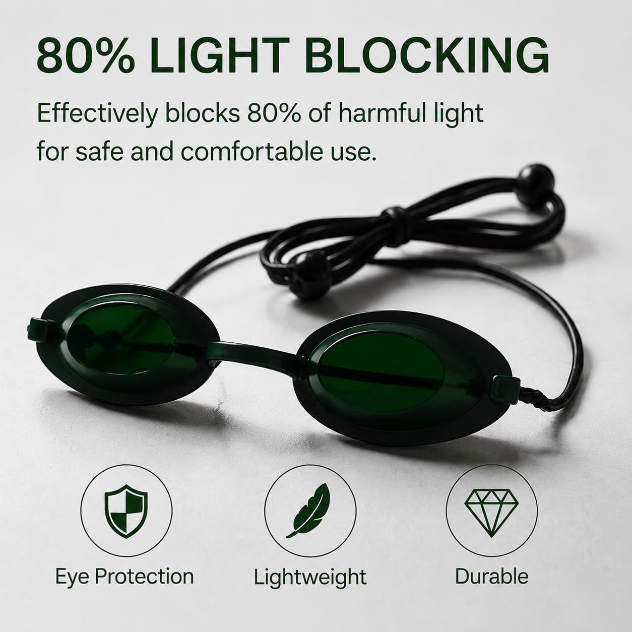 ATELASTEC protective eyewear for photon beauty red light therapy