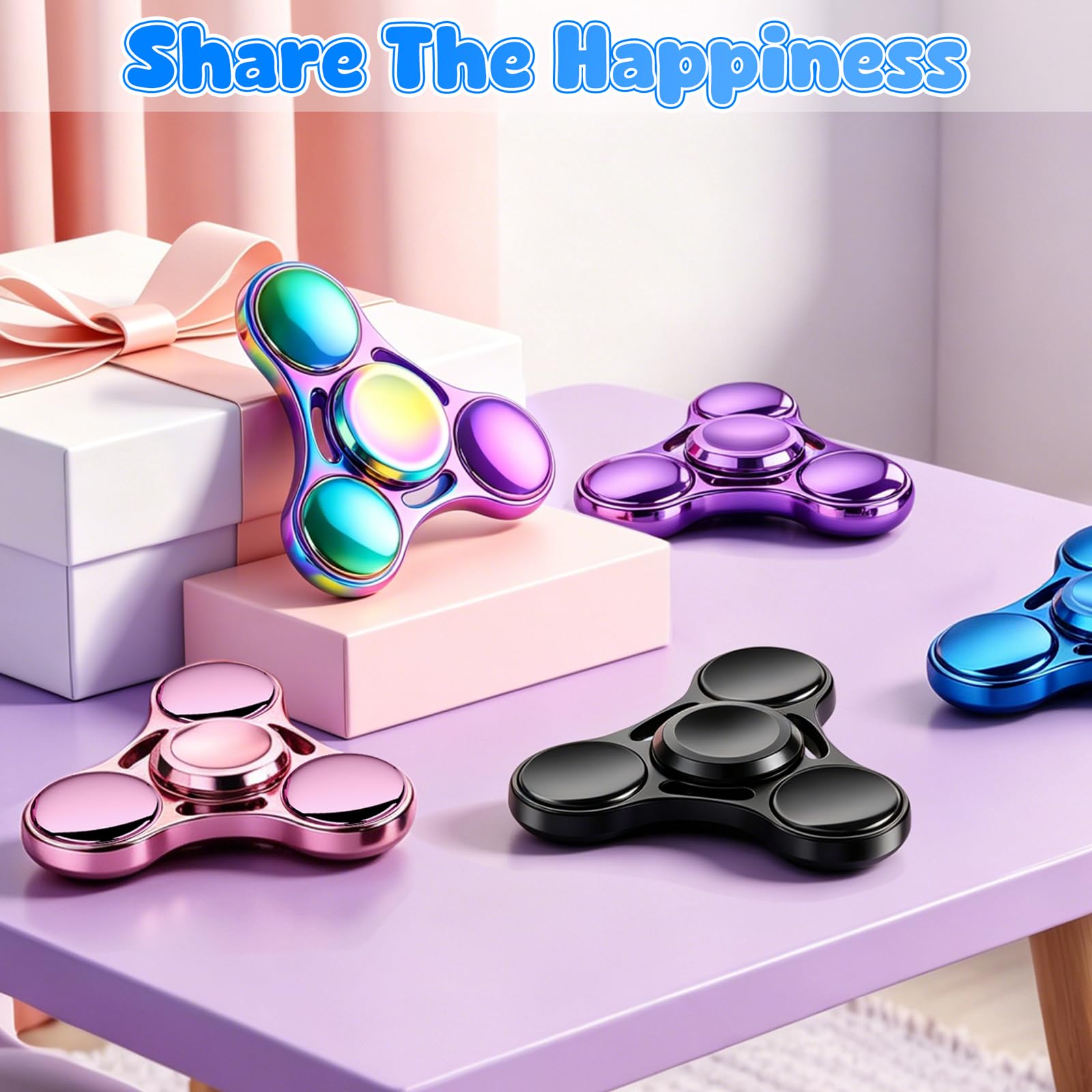 ATESSON stainless steel bearing fidget spinner for focus