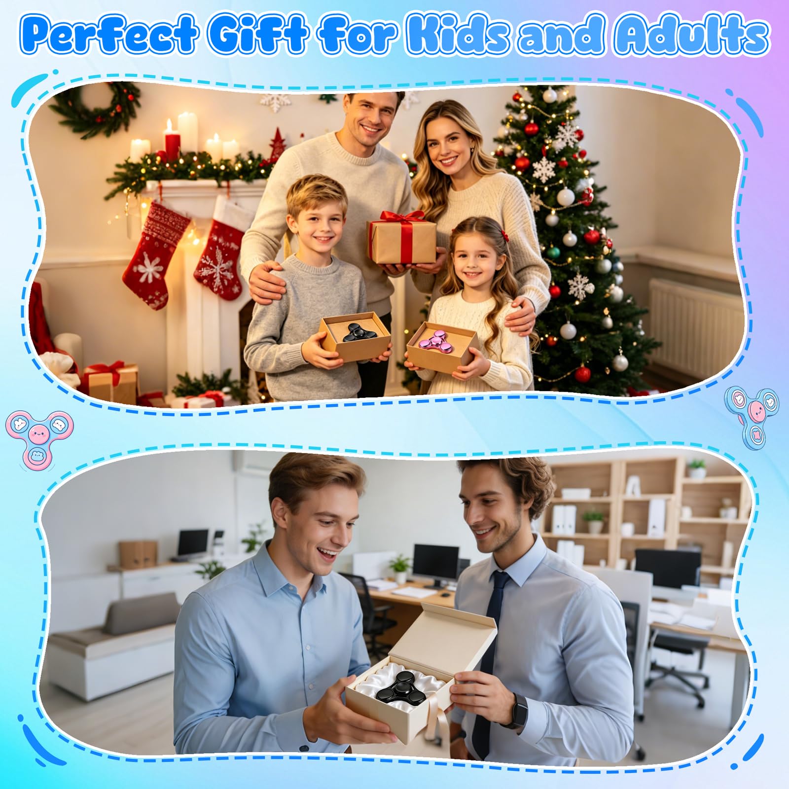 ATESSON fidget spinner toy for kids and adults