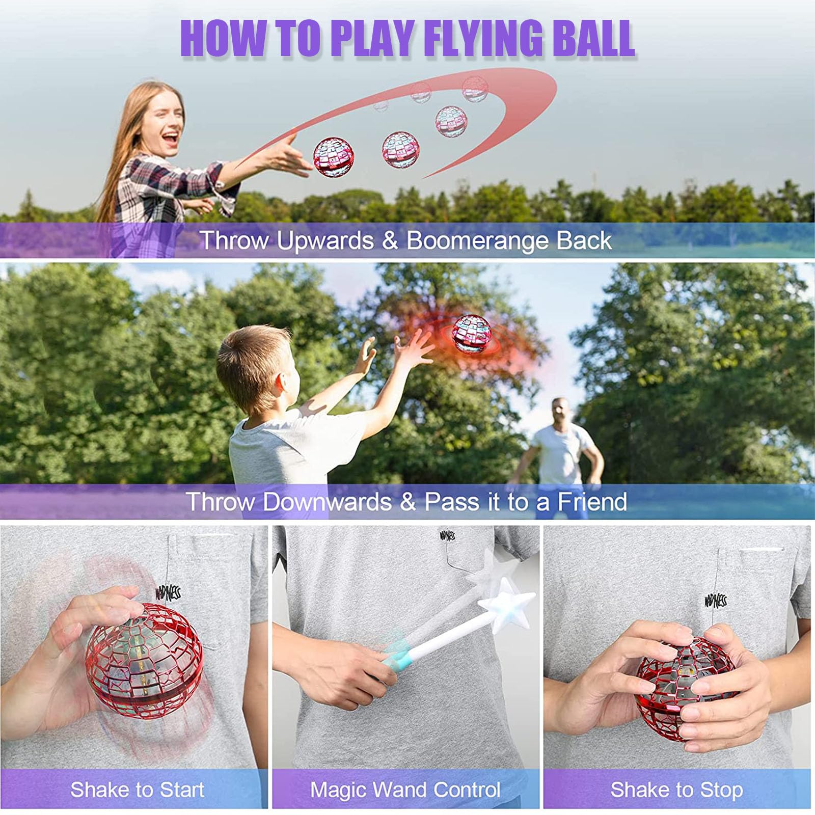 Safety cage around propellers for kid friendly play image