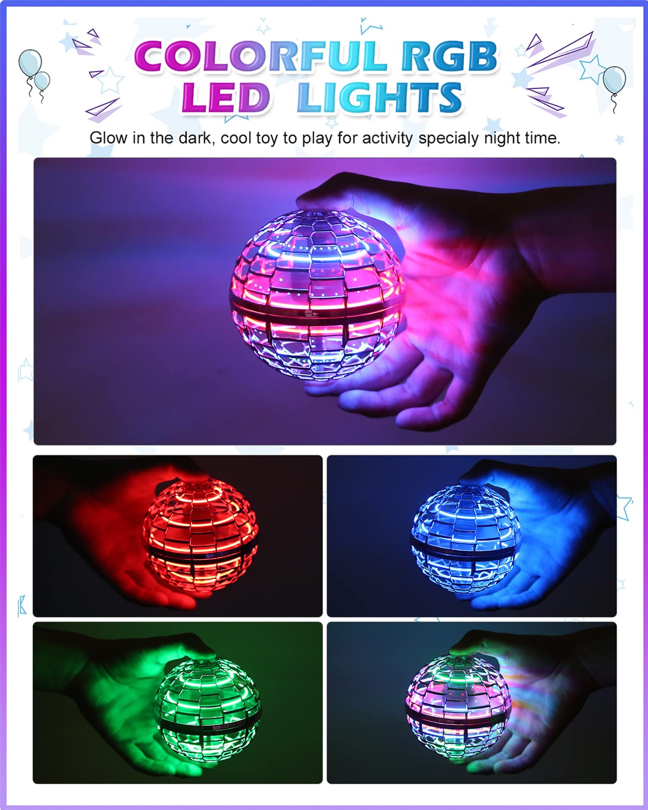 UFO hand operated mini drone design by ATHLERIA for kids