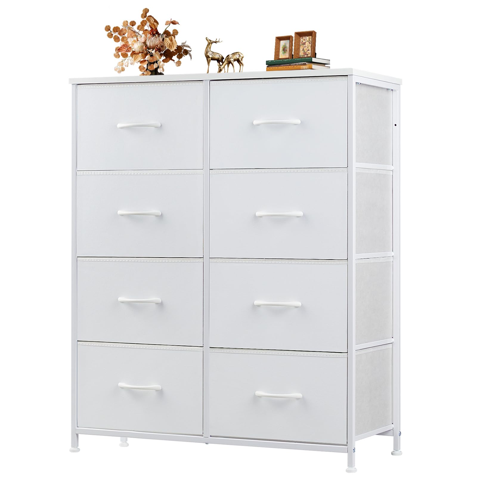 Atilioo Dresser with 8 drawers and metal frame