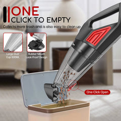 3 in 1 portable vacuum with LED light and USB charging from ATONEP