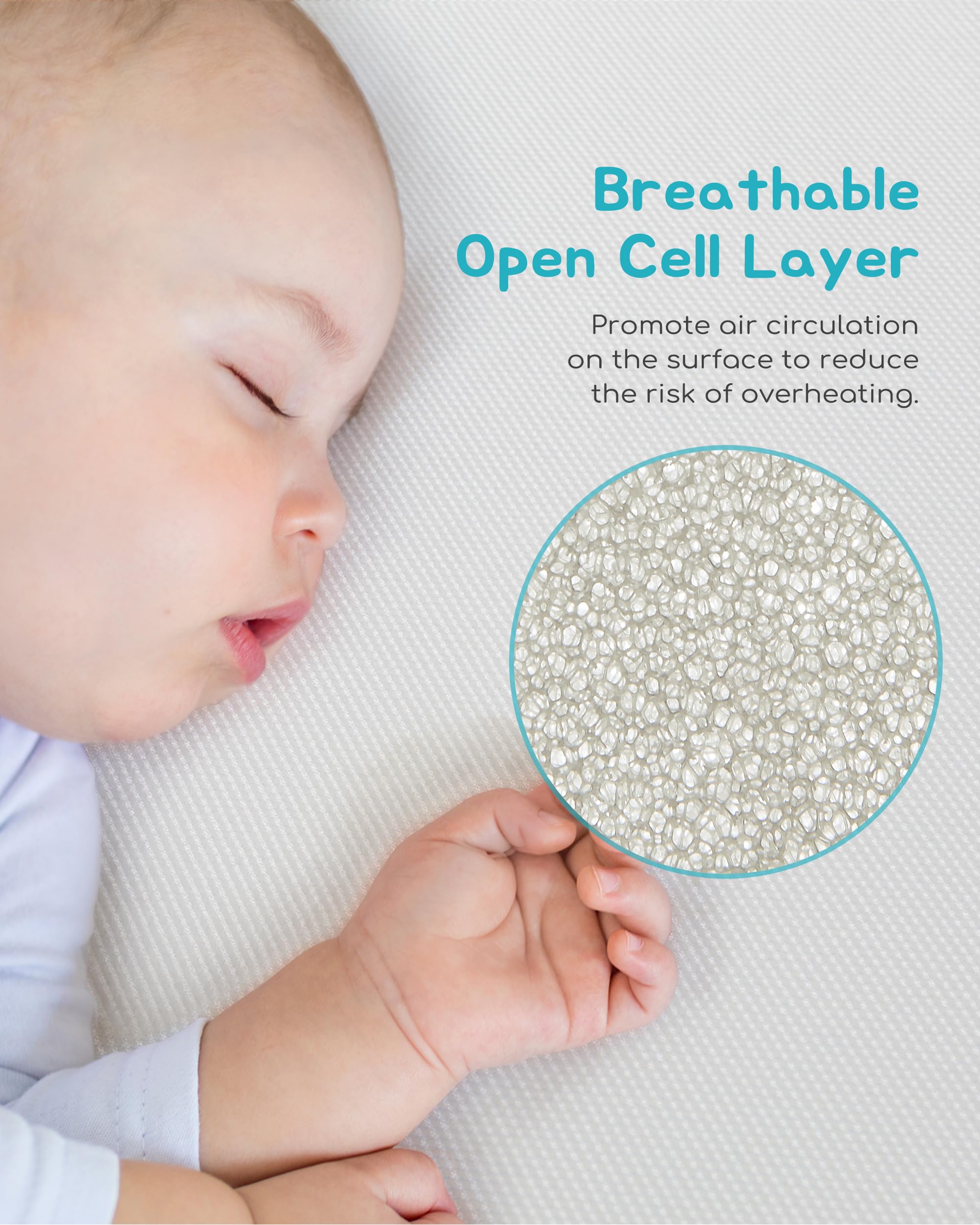 100% waterproof machine washable cover for ATTABABY mattress